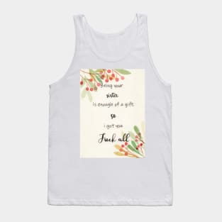 christmas quote Tank Top